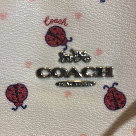 COACH GALLERY TOTE WITH LADYBUG PRINT and coin purse - Picture 10 of 13